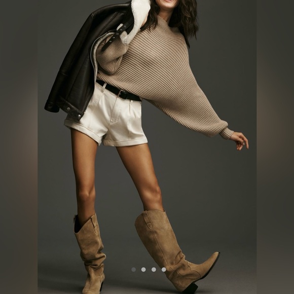 Anthropologie Sweaters - Anthropologie The Kendall Mock Neck Sweater